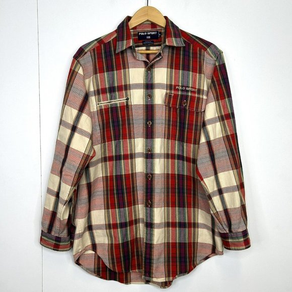 Polo Sport Other - Polo Sport Ralph Lauren Filmore Plaid Shirt Jacket Shacket Mens Size Medium